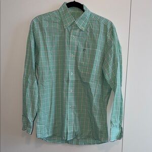 Southern Tide Mint Checkered Men's Button Down Shirt